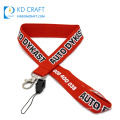 Free sample custom design your own embossed logo printing school neck strap lanyard with badge reel